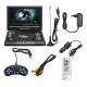 7.8 Reproductor De Dvd Portátil Con Tv/fm/usb/función De Jue Color Negro