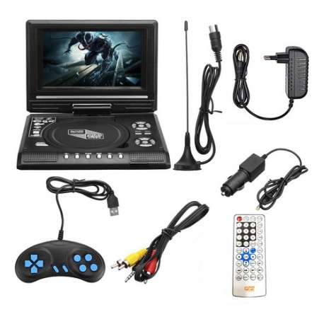 Reproductor De Dvd Multifunción Hd Con Gamepad 7.8 Pulgadas