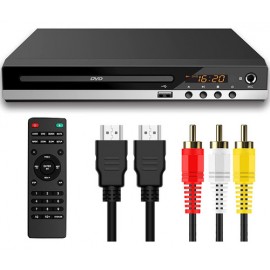 Audishako Reproductor De Dvd Hdmi Hd 1080p Para Tv Usb Rca