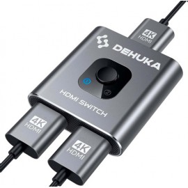 Adaptador Switch Hdmi Bidireccional Calidad De Imagen 4k Dehuka