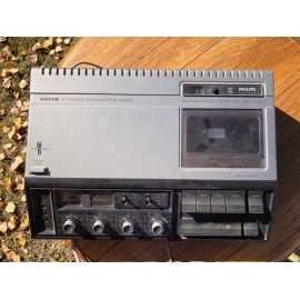 Stereo Cassette Deck Phillips N2508 Años 70