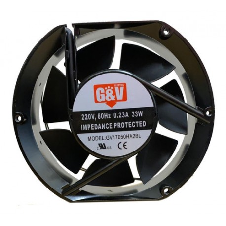 Ventilador Recortado 220vac 172x150x51mm  Gv17050ha2bl  G&v