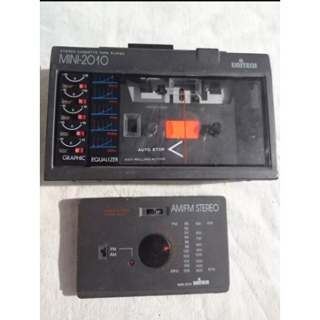 Walkman Unitech Mini-2010 Radio Casette No Es Sony