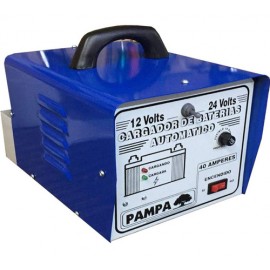 Cargador Automático Auto Pampa Tensión 12v – 24v – 40 Amp Garantía 5 Años