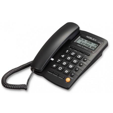 Teléfono Alámbrico Noblex Nct300 Color Negro
