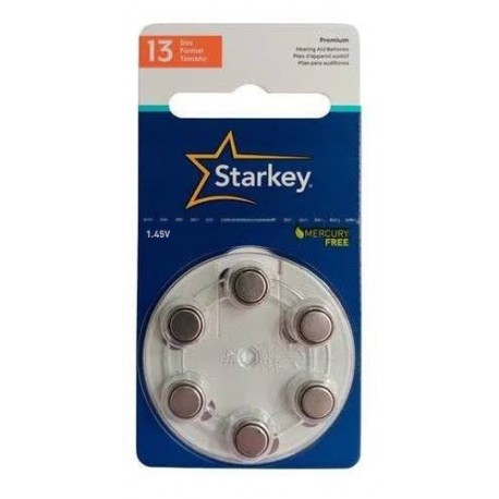 Batería Starkey No. 13, 60 Piezas