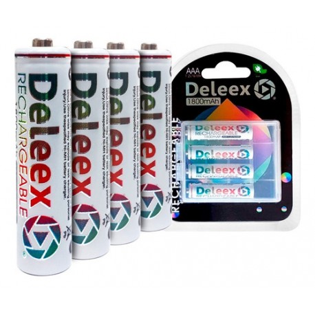 Pila Bateria Recargable Aaa Blister Pack X 4 1800mah Pilas