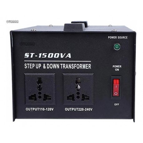 Transformador De Potencia De 1500w Convertidor De Voltaje Quanna St-1500va  De 110v A 220v,220v A 110v Elevador Paso A Paso Par