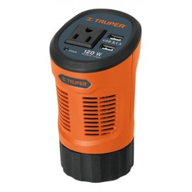 Inversor De Corriente Para Carro Tipo Vaso 120 W Truper