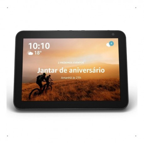 Amazon Echo Show 8 Con Asistente Virtual Alexa, Pantalla Integrada De 8  Charcoal 110v/240v