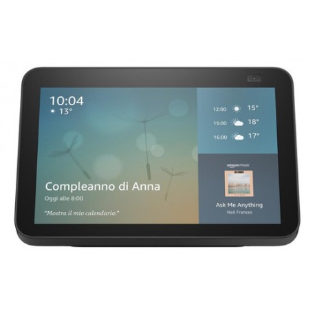 Amazon Echo Show Echo Show 8 2nd Gen Con Asistente Virtual Alexa, Pantalla Integrada De 8  Negro 110v/240v