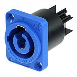 Conector De Panel Powercon Macho Neutrik Nac3mpa-1, Color Azul