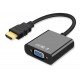 Adaptador Hd 1080p Hdmi-vga + Cable De Audio De 3,5 Mm