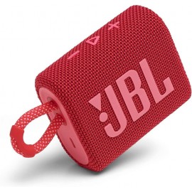 Bocina Jbl Go 3 Portátil Con Bluetooth Waterproof Red