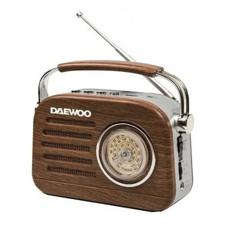 Radio Retro Vintage Daewoo Dirh220 Bluetooth Am Fm