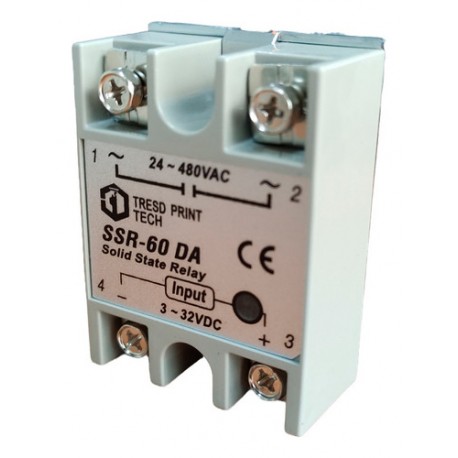 Modulo Ssr-60da Relevador De Estado Solido 60a Relay 3-32vdc