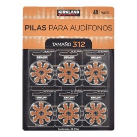 Pila Bateria Kirkland 312 Para Audifonos 48 Pilas 1.45v