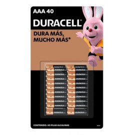 Pila Duracell Alcalina Aaa 40 Piezas Mn2400b40