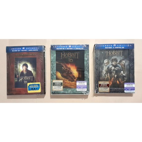 El Hobbit Trilogía Extendida – 13 Discos – Blu-ray Original