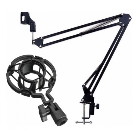 Soporte Para Micrófono Brazo + Shock Mount Para Condenser