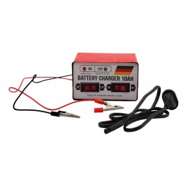 Cargador Bateria 10ah Moto Lancha Cuatri 6v-12v 10 Amp