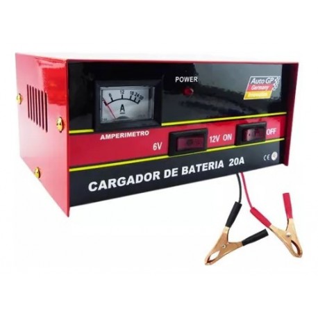 Cargador Bateria Auto Moto Cuatri 6v 12v 20 Ah El Rutero