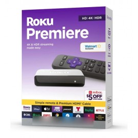 Roku Premier – 4k/hdr Reproductor + Cable Hdmi Color Negro