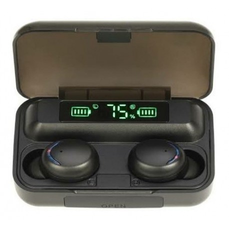 Auriculares In-ear Gamer Inalámbricos Tws F9-5 Bth-f9-5 Negro