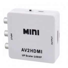 Convertidor Hd Video Rca A Hdmi Full Hd 720 1080 3323am