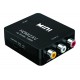 Conversor Hdmi A Rca Av Adaptador Tv Tubo Convertidor 1080