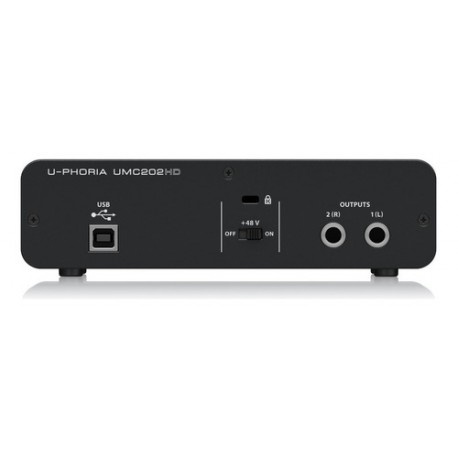 Interfaz De Audio Behringer U-phoria Umc202hd