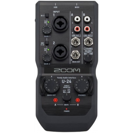 Interface Zoom U-24/240gl Interfaz Portatil Grabacion