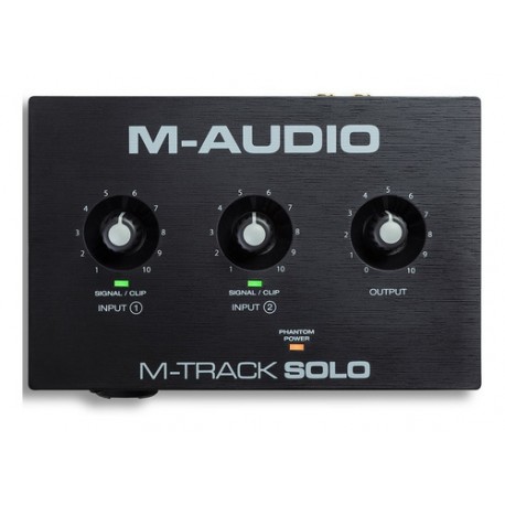 M-audio M-track Solo Ii Interface De Audio Usb 2 Canales 1x Micrófono 1x Instrumento