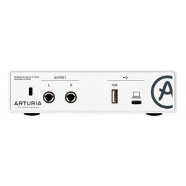 Placa Interfaz De Audio Usb 24 Bits Arturia Minifuse 1 White Color Blanco