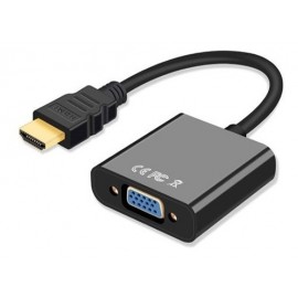 Adaptador Hd 1080p Hdmi-vga + Cable De Audio De 3,5 Mm