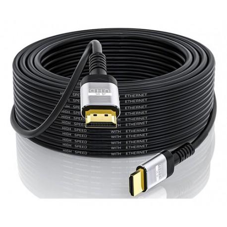 Gio Cable Hdmi 10 Metros 4k Blindado Uso Rudo Alta Calidad