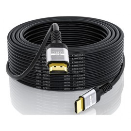 Gio Cable Hdmi 15 Metros 4k Blindado Uso Rudo Alta Calidad