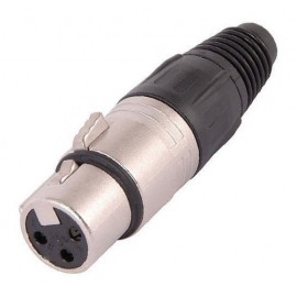 Neutrik Nc3fx-d Ficha Conector Xlr Canon Hembra A Cable 3pin