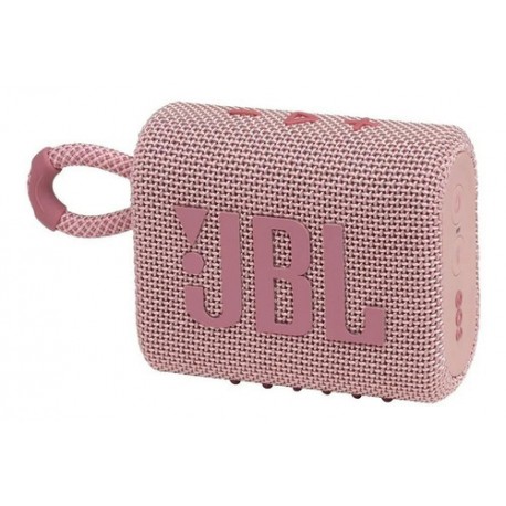 Bocina Jbl Go 3 Portátil Con Bluetooth Waterproof Pink