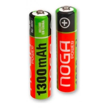 Pila Noga Recargable Np-aaam 1.3b Cilíndrica – Pack De 2 Unidades