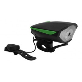 Juego Luces Led Recargables Usb Litio Delantera Color Negro
