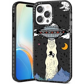 Funda Para iPhone 14 Pro Negro Ufo Alien