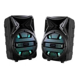 Parlante Alien Pro Geminis Combo 2 Bafles Con Iluminación