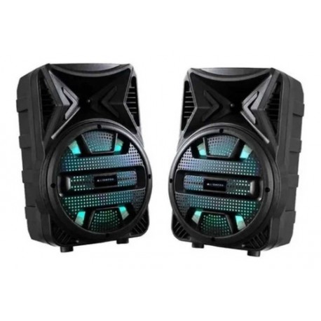 Parlante Alien Pro Geminis Combo 2 Bafles Con Iluminación