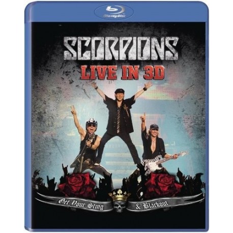 Blu-ray Scorpions Live Get Your Sting & Blackout 3d + 2d