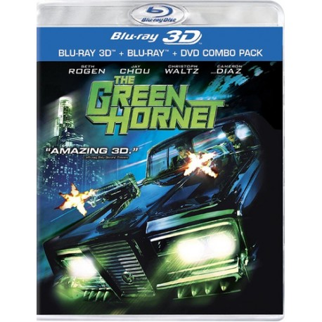 Blu-ray The Green Hornet / El Avispon Verde 3d + 2d + Dvd