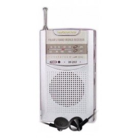 Radio  Winco W203 203 Analógico Portátil Color Gris