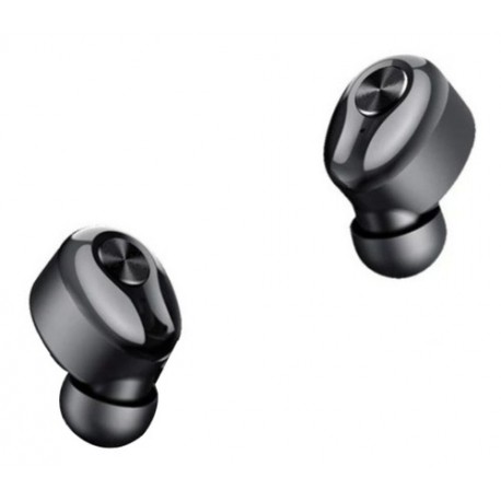 Auriculares In-ear Inalámbricos Lenovo Ht18 Negro Con Luz Led