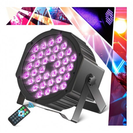 Cañon De Leds Rgb Audioritmico Dmx Multicolor Control Remoto