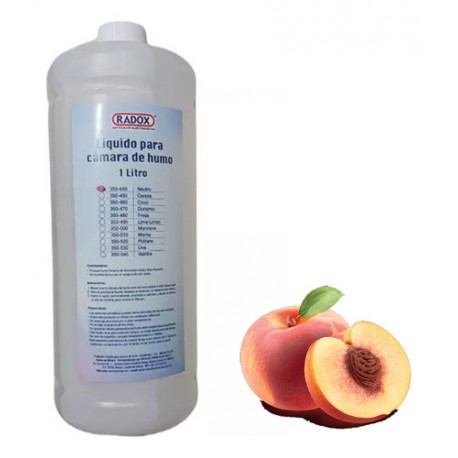 Liquido Para Camara Humo Radox 350 Difrentes Olores 1 Litro Fragancia Durazno